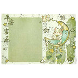 sticky memo memos pad note notepad uk cute kawaii cat cats kitten kittens colourful large big stationery shop store lilac pink green beige buff cream jumbo planner addict