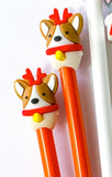 CHRISTMAS PUPPY Topper Black Fineline PEN