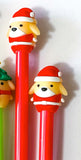 CHRISTMAS PUPPY Topper Black Fineline PEN