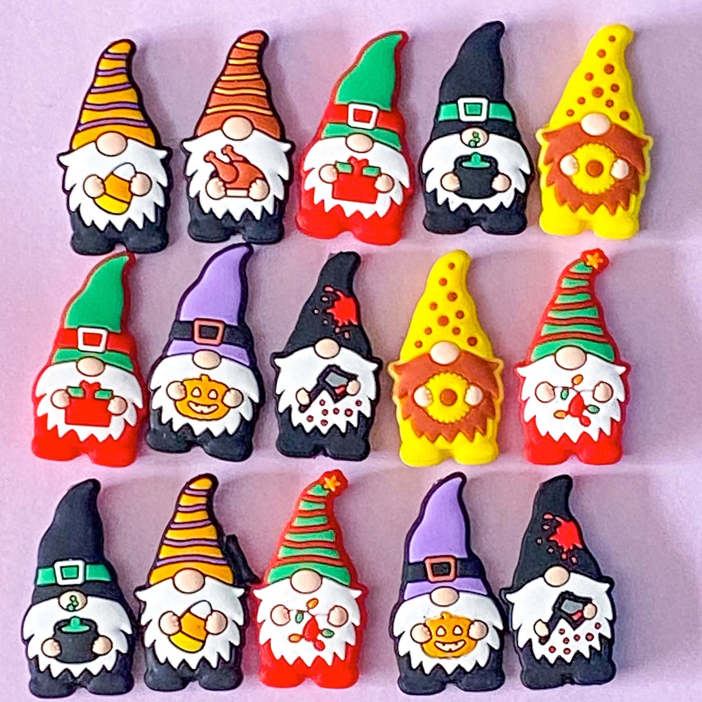 GNOME Jumbo PVC Beads Summer Halloween Christmas 38mm