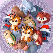 jumbo very large big chunky silicone bead beads 30mm squirrel squirrels cute kawaii tiger tigers brown mouse mice turtle turtles green brown elephant elephants grey kitten cat cats christmas fun beaded pen pens make your own gift gifts jewellery supplies shop store crafts craft