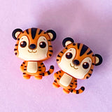 jumbo very large big chunky silicone bead beads 30mm squirrel squirrels cute kawaii tiger tigers brown mouse mice turtle turtles green brown elephant elephants grey kitten cat cats christmas fun beaded pen pens make your own gift gifts jewellery supplies shop store crafts craft 3d