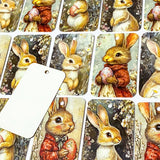 easter spring bunny bunnies rabbit rabbits egg eggs card cardboard gift tag tags uk cute kawaii stationery gift packing packaging blank shop store beatrix potter