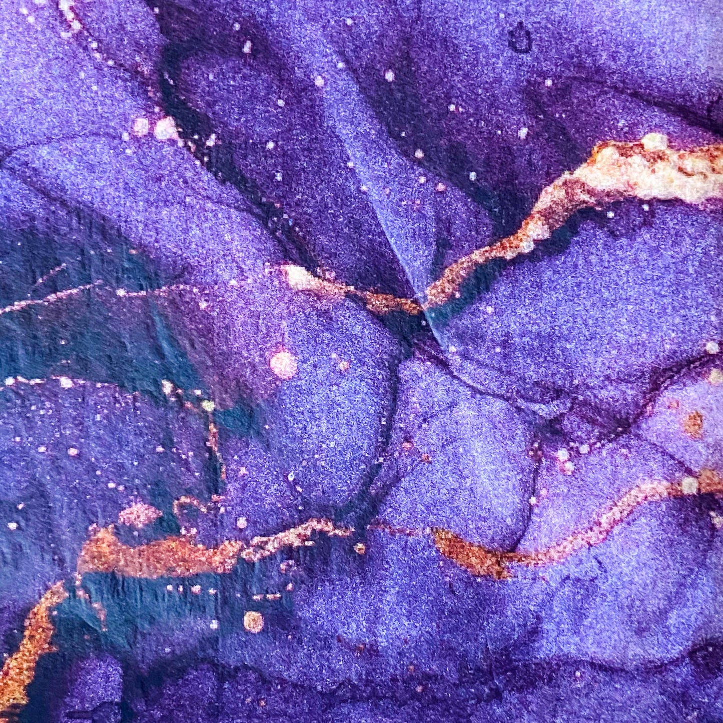 ombre marbled galaxy purple, pink and gold tissue paper sheets pack. swirling fantasy celestial pattern with amethyst and lilac. uk packaging supplies
