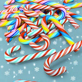 jumbo huge big large candy cane canes poly polymer clay fimo christmas festive craft supplies shop store uk red green mint rainbow