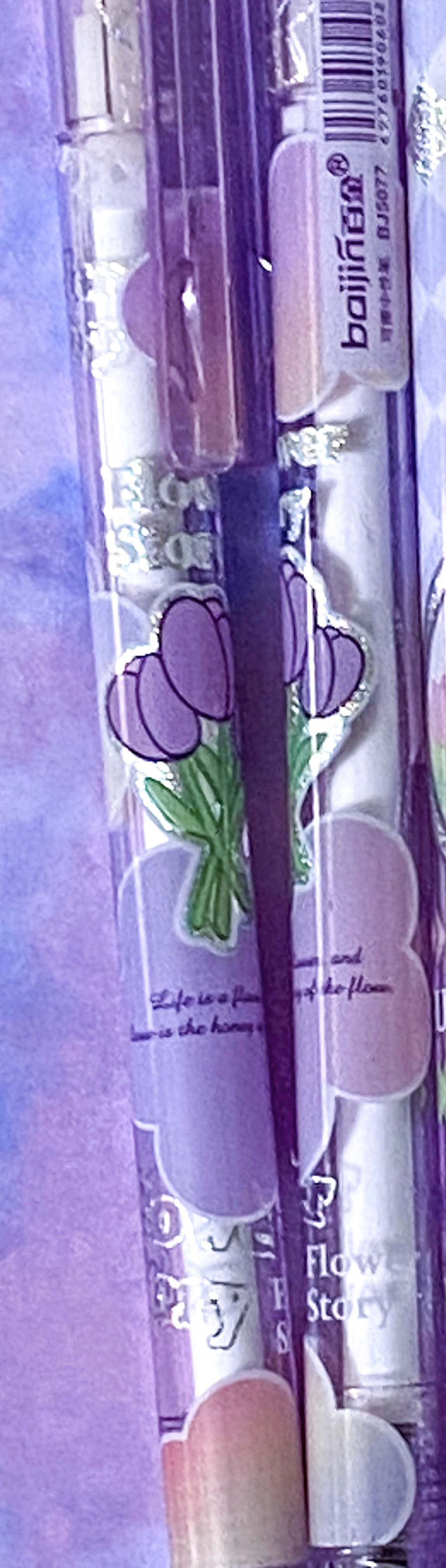 Special Price! TULIP GARDEN Erasable Fine Line Pen -Blue Ink
