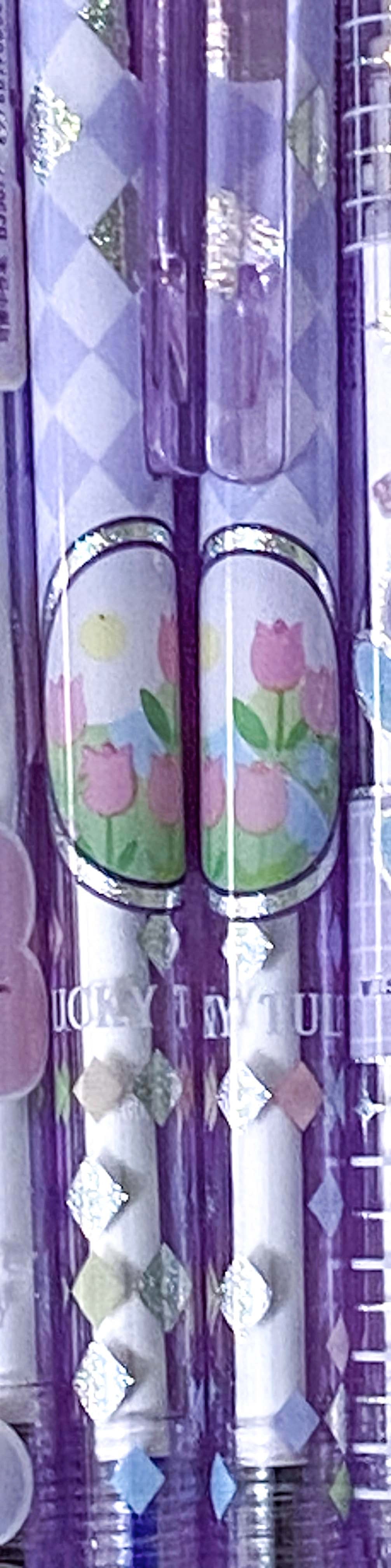 Special Price! TULIP GARDEN Erasable Fine Line Pen -Blue Ink