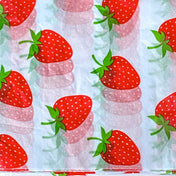 tissue paper sheet sheets red and white strawberry strawberries plant fruit fruits cute kawaii wrap wrapping papers gift gifts packaging uk stationery shop store