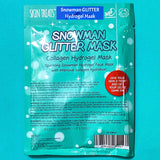 face mask masks sheet printed moisturising nourishing hydrating hydrogel glitter snowman snowmen mrs claus santa mr father christmas festive gift gifts beauty uk cute kawaii milk collagen pack packs soothing shop store stocking filler fillers fun kids her