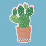 cacti cactus plant plants succulent pot pots memo memos pad sticky note notes sheet cute kawaii stationery uk gift gifts stocking filler fillers green 