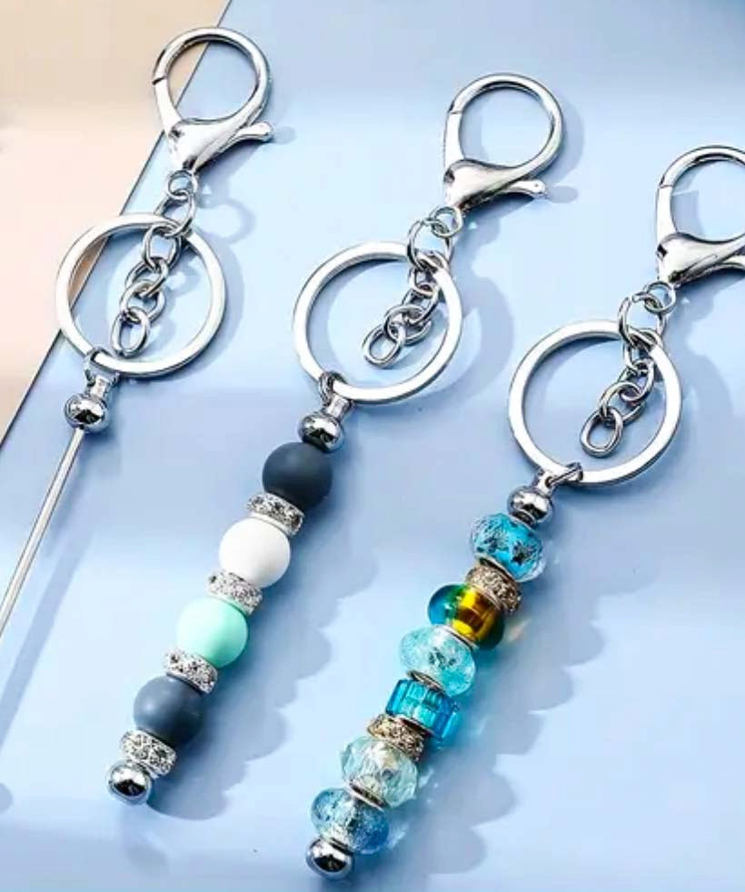 make your own keyring blank base metal silver or black tone sturdy clip rings keychain key ring chain clip clips charm charms uk cute kawaii craft supplies jewellery making shop store build your own make gold golden bright gunmetal grey
