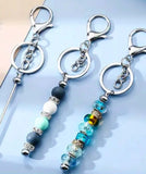 make your own keyring blank base metal silver or black tone sturdy clip rings keychain key ring chain clip clips charm charms uk cute kawaii craft supplies jewellery making shop store build your own make 