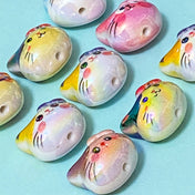 jumbo large big chunky iridescent lustre ab shimmery acrylic bead beads 23mm make your own beaded pen pens jewellery cute kawaii craft supplies shop store colourful pretty