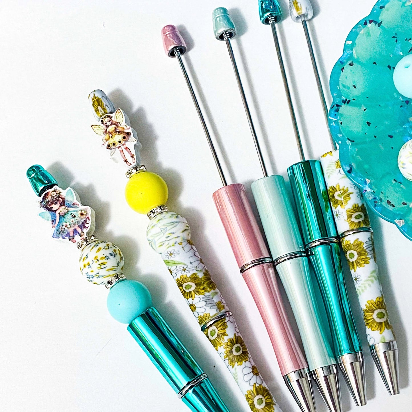 Build Your Own BEADED FAIRIES PEN Black Ballpoint ✨🧚‍♂️FAIRY PEN KIT🧚‍♂️✨