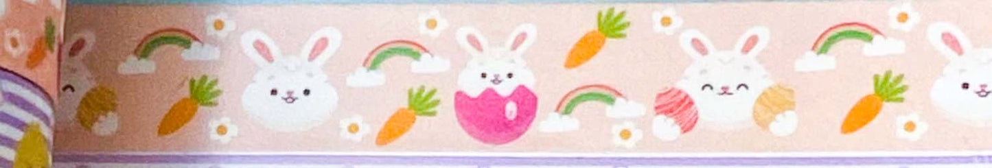 EASTER & SPRING Washi Tape 5m Roll 12 Designs