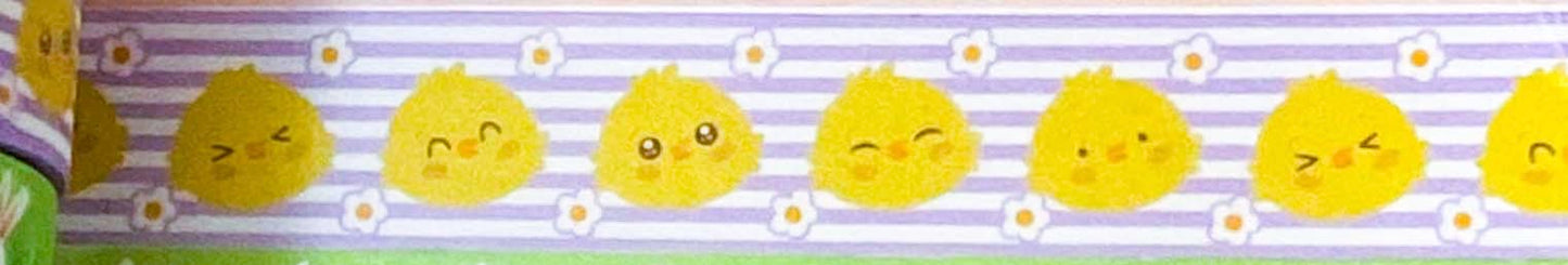 EASTER & SPRING Washi Tape 5m Roll 12 Designs