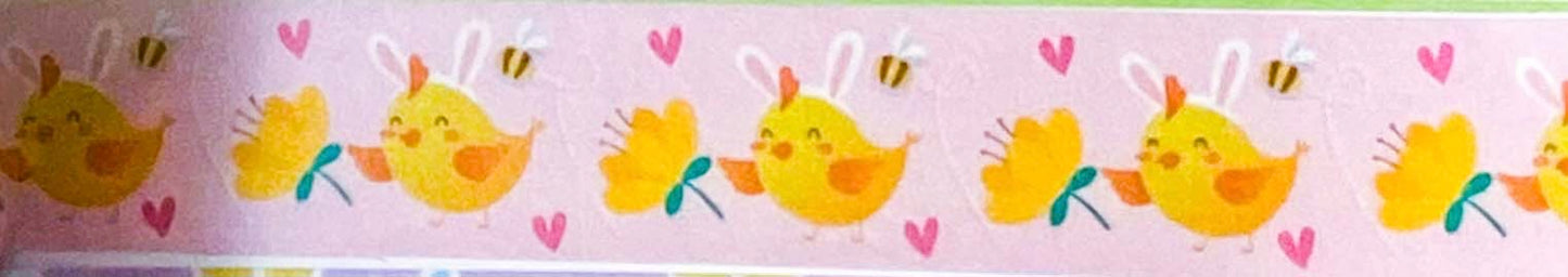 EASTER & SPRING Washi Tape 5m Roll 12 Designs