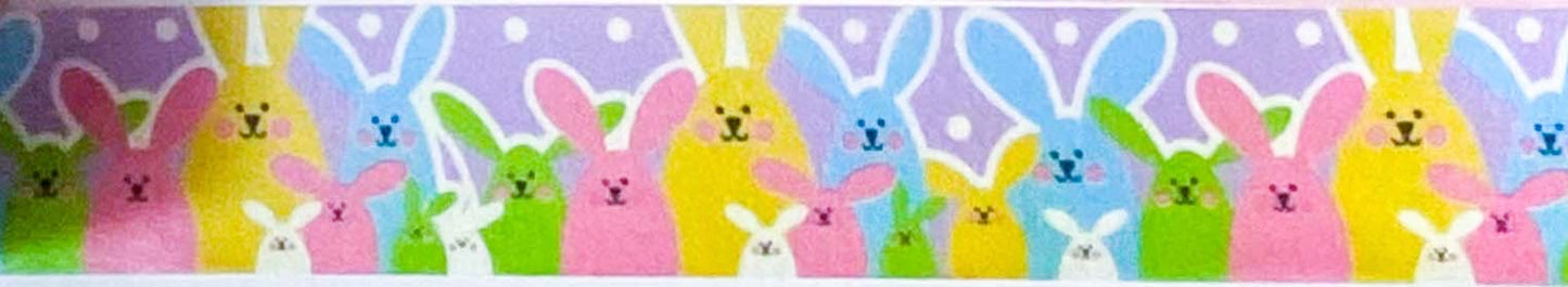EASTER & SPRING Washi Tape 5m Roll 12 Designs