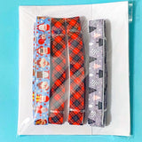 Limited ELASTIC RIBBONS BUNDLE- 🎅CHRISTMAS (B)🎅  7 Yards