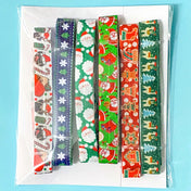 Limited ELASTIC RIBBONS BUNDLE- 🎄CHRISTMAS (A)🎄 9 Yards