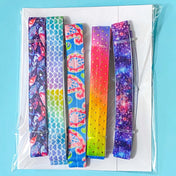 Limited ELASTIC RIBBONS BUNDLE- 💜ORNATE PATTERNS💜  8 yards