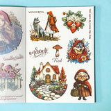 LITTLE RED RIDING HOOD Fairytale Sticker Folio (18 Sheet Collection)