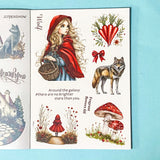 LITTLE RED RIDING HOOD Fairytale Sticker Folio (18 Sheet Collection)