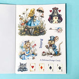 ALICE IN WONDERLAND Fairytale Sticker Folio (18 Sheet Collection)