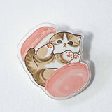 SWEET CAT- Food Themed ACRYLIC PIN BROOCH