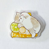SWEET CAT- Food Themed ACRYLIC PIN BROOCH