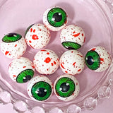 JUMBO HALLOWEEN SILICONE BEADS- DRACULA MUMMY DEATH EYEBALL+