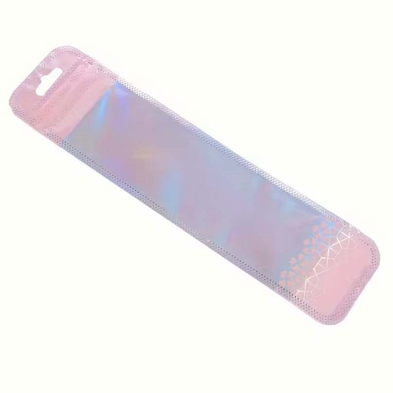 RE-SEALABLE HOLO LONG DISPLAY BAG- Pen Packaging Self Seal 13 Options!