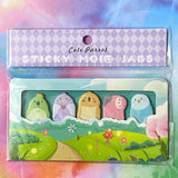 sticky memo memos index tab tabs set cute kawaii animal animals uk stationery gift gifts shop store fun pretty present ideas panda pandas dog puppy puppies dogs kitten cat cats kittens capybara capybaras fish ocean life parrot bird birds parrots