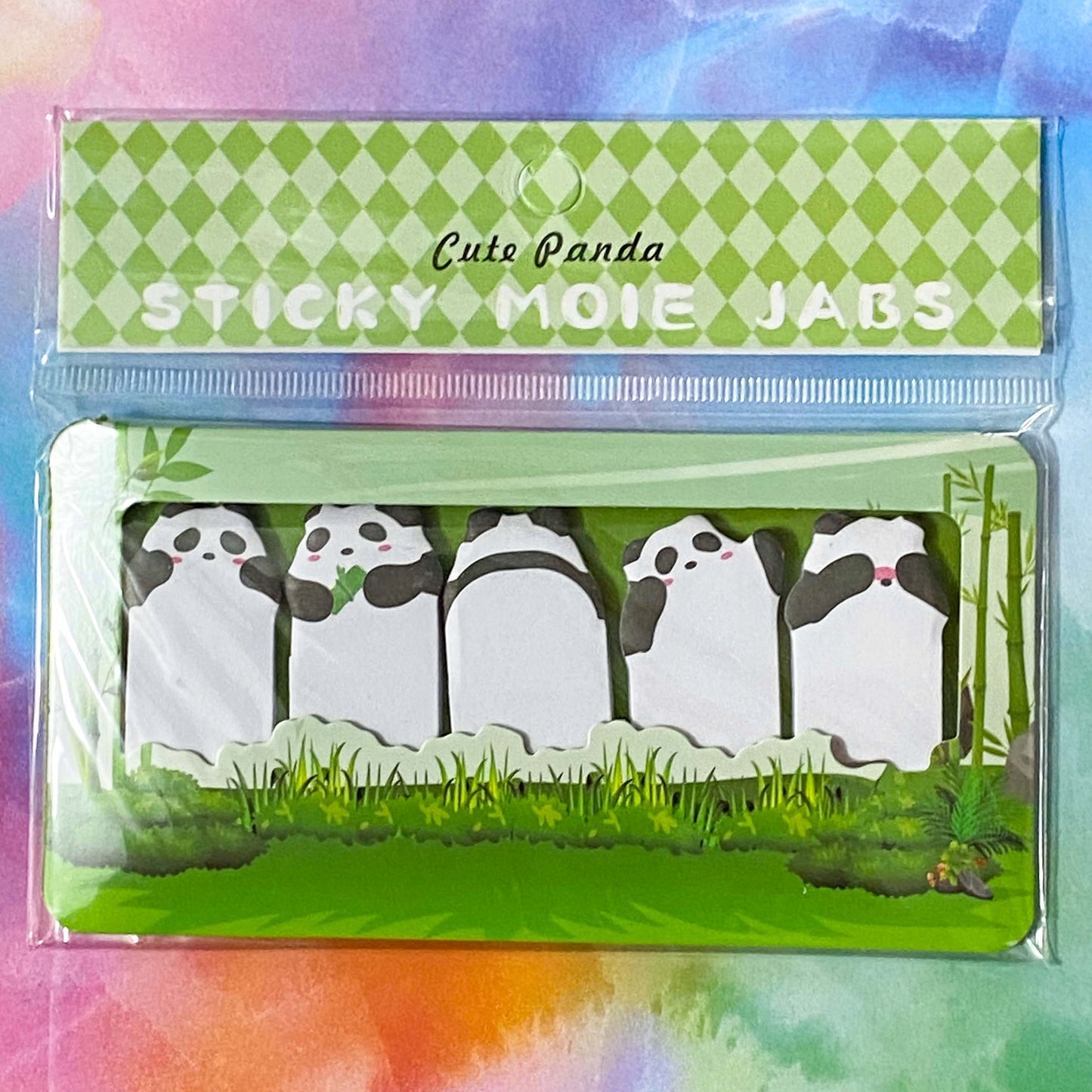 sticky memo memos index tab tabs set cute kawaii animal animals uk stationery gift gifts shop store fun pretty present ideas panda pandas dog puppy puppies dogs kitten cat cats kittens capybara capybaras fish ocean life parrot bird birds parrots