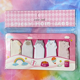 sticky memo memos index tab tabs set cute kawaii animal animals uk stationery gift gifts shop store fun pretty present ideas panda pandas dog puppy puppies dogs kitten cat cats kittens capybara capybaras fish ocean life parrot bird birds parrots