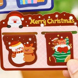 christmas bookmark duo set pair magnetic bookmarks book marks flexible festive gift gfits for book lovers bookworm uk cute kawaii stocking filler fillers bargain stationery present for kids her gingerbread men man santa reindeer rudolph snowman