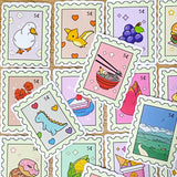 stamp stamps laptop satin finish sticker stickers big large jumbo chunky kawaii cute designs food drink cats cat dino dinosaur dinosaurs geese goose animal animals flower flowers landscape fruit fruits vegetables ice cream sweets cake uk stationery shop store set pack present gift