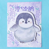 Large ANIMAL STICKY NOTES 30 Sheets- PANDA, TEDDY, SEAL, BIRD, CAT, PENGUIN, DOG, SHEEP MEMO