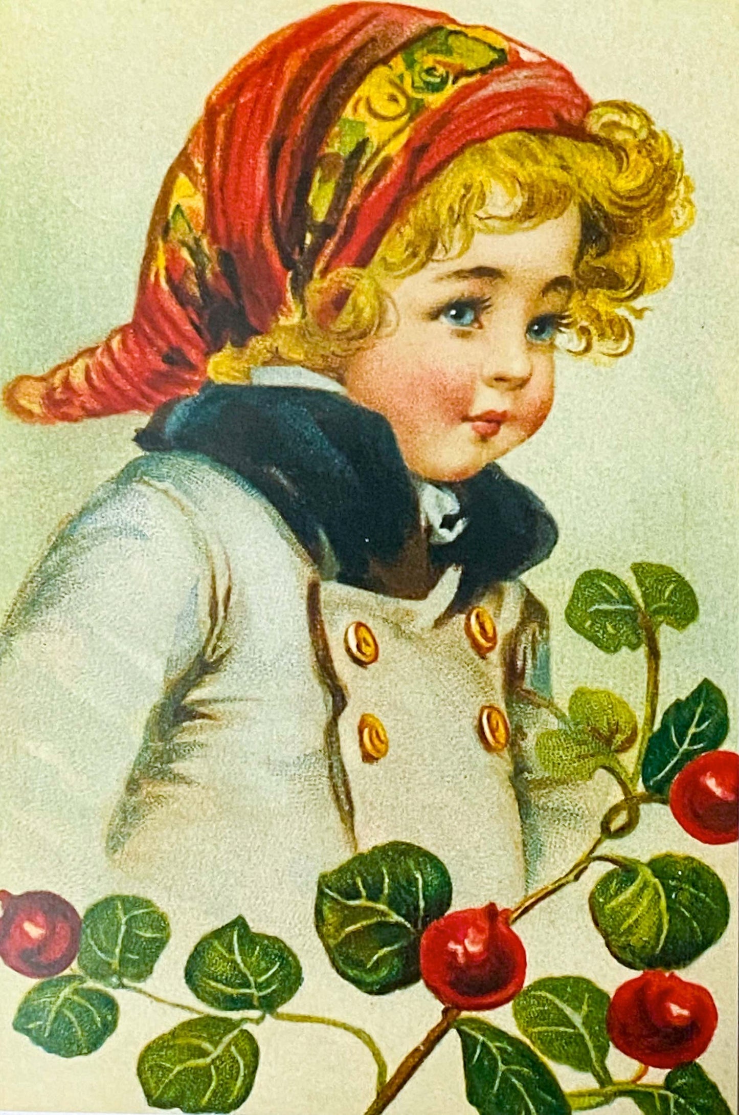 nostalgic christmas feastive victorian retro vintage postcard postcards post card cards uk cute kawaii stationery gift gifts santa claus deer snow girl 
