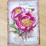 seed seeds catalogue vintage retro victorian old nostalgic flower flowers floral postcard postcards card cards greetings birthday happy uk cute kawaii pretty pink purple individual stationery shop store envelopes stickers seal seals tulip tulips hyacinth hyacinths rose roses