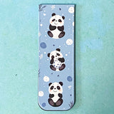 panda pandas magnetic book mark bookmark bookmarks cute kawaii gift gifts uk shop store pretty folding small mini present ideas floppy bookmk  fun