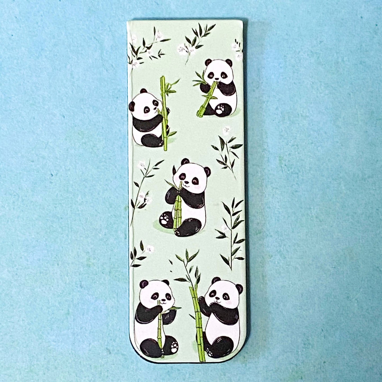 panda pandas magnetic book mark bookmark bookmarks cute kawaii gift gifts uk shop store pretty folding small mini present ideas floppy bookmk  fun