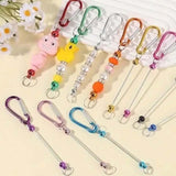 Metal KEYRING CLIP BLANK Make your own Beaded KEY RING