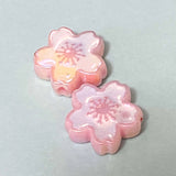 JUMBO ACRYLIC IRIDESCENT FLOWER BEADS 20mm