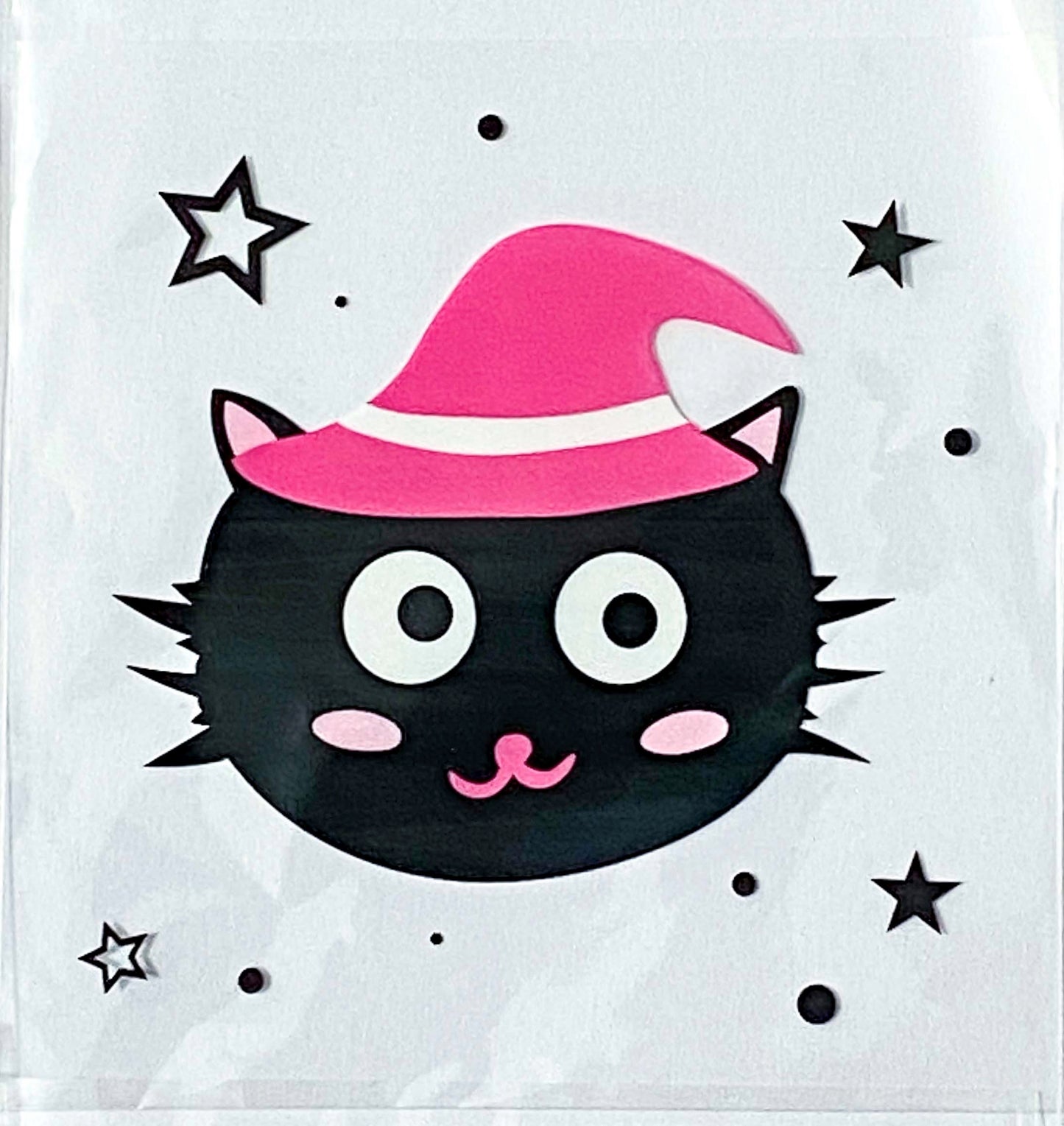 LARGE KAWAII HALLOWEEN CELLOPHANE BAGS 10cm SET of 3/6