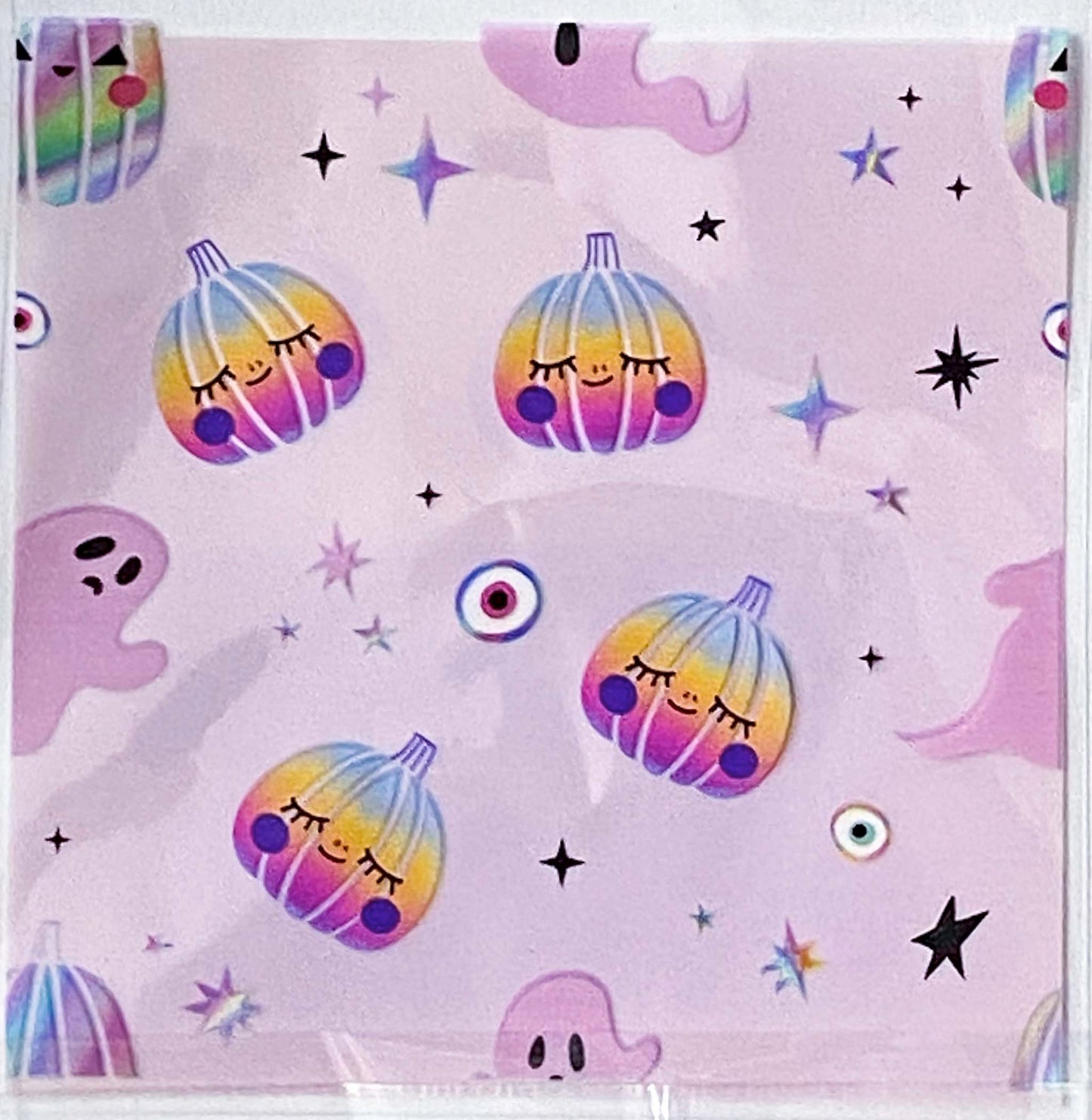 LARGE KAWAII HALLOWEEN CELLOPHANE BAGS 10cm SET of 3/6