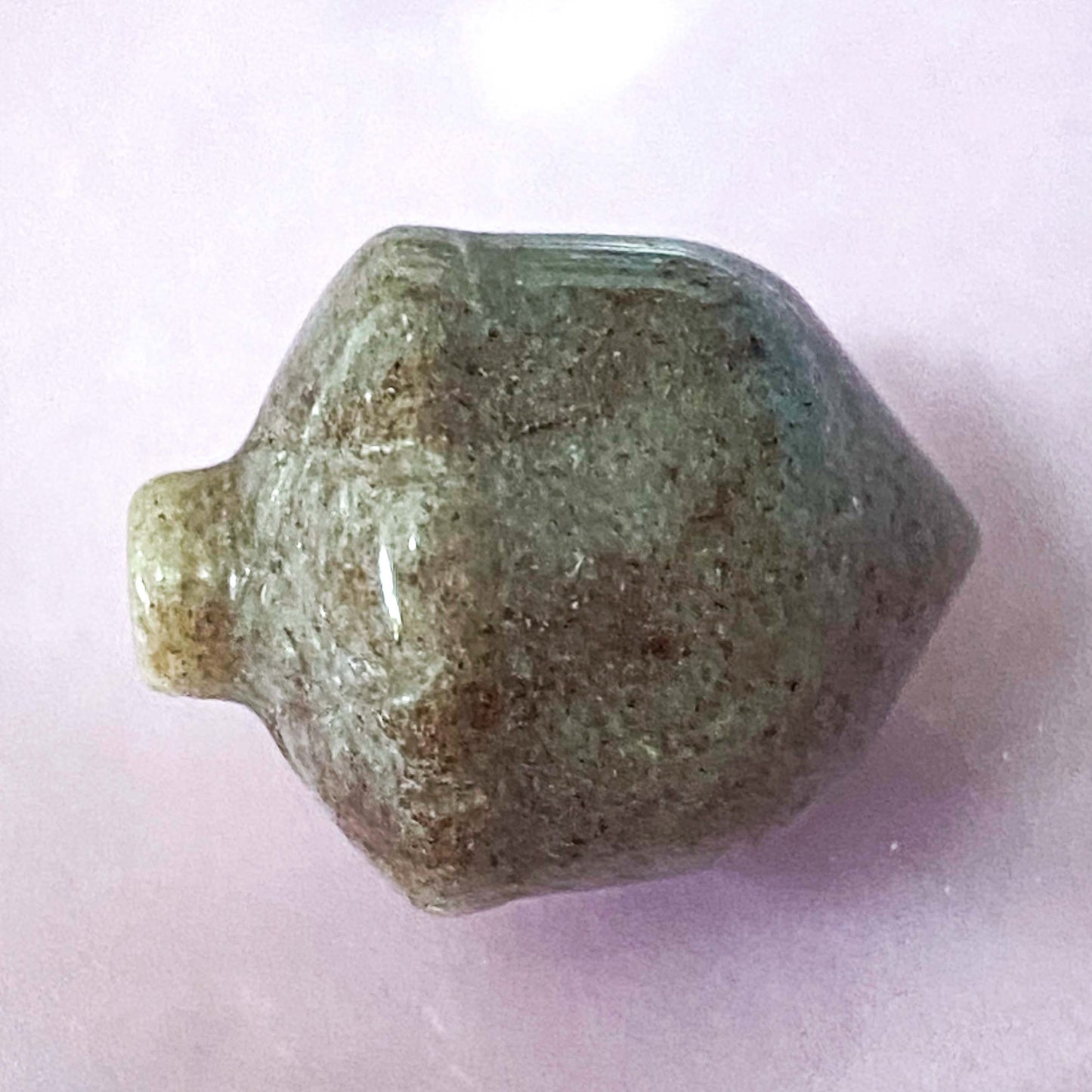 GEMSTONE ACORN Figurine Stone Carved Stone 21mm