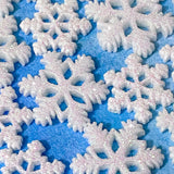 sparkly iridescent glitter glittery white resin snowflake snowflakes snow flake fb flatback flat back embelishment embellishments craft supplies festive christmas snowy ab fbs shop store