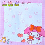 japanese character characters animal animals kawaii cute memo memos sticky not e notes pad square mini 20 pages uk stationery shop store pompompurin sanrio dog bunny rabbit puppy cat kitty hello note pochacho tuxedo sam kuromi my melody kerropi keroppi cinnamoroll