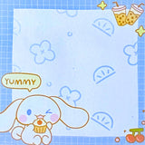 japanese character characters animal animals kawaii cute memo memos sticky not e notes pad square mini 20 pages uk stationery shop store pompompurin sanrio dog bunny rabbit puppy cat kitty hello note pochacho tuxedo sam kuromi my melody kerropi keroppi cinnamoroll